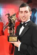 16 October 2009; Alan McCrabbe, of Dublin, with his GAA Hurling All-Star award, during the 2009 GAA All-Stars Awards, sponsored by Vodafone. Citywest Hotel, Conference, Leisure & Golf Resort, Dublin. Picture credit: Ray McManus / SPORTSFILE
