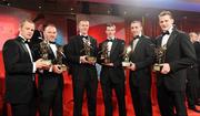 16 October 2009; Kilkenny GAA Hurling All-Star Award winners, from left, GAA All-Star Hurler of the Year winner Tommy Walsh, PJ Ryan, Henry Shefflin, Michael Rice, Eoin Larkin and Jackie Tyrrell during the 2009 GAA All-Stars Awards, sponsored by Vodafone. Citywest Hotel, Conference, Leisure & Golf Resort, Dublin. Picture credit: Ray McManus / SPORTSFILE