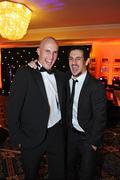 16 October 2009; Kerry GAA Football All-Star Award winners Tadhg Kennelly, left, and GAA All-Star Footballer of the Year Paul Galvin in jovial mood during the 2009 GAA All-Stars Awards, sponsored by Vodafone. Citywest Hotel, Conference, Leisure & Golf Resort, Dublin. Picture credit: Ray McManus / SPORTSFILE