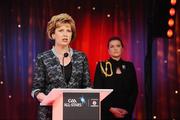 16 October 2009; President of Ireland Mary McAleese, with aide-de-camp Niamh O'Mahony, during the 2009 GAA All-Stars Awards, sponsored by Vodafone. Citywest Hotel, Conference, Leisure & Golf Resort, Dublin. Picture credit: Brendan Moran / SPORTSFILE