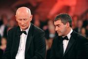 16 October 2009; Tipperay manager Liam Sheedy, right, and Kilkenny manager Brian Cody during the 2009 GAA All-Stars Awards, sponsored by Vodafone. Citywest Hotel, Conference, Leisure & Golf Resort, Dublin. Picture credit: Brendan Moran / SPORTSFILE