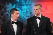 16 October 2009; Alan McCrabbe, of Dublin,and Henry Shefflin, of Kilkenny, during the 2009 GAA All-Stars Awards, sponsored by Vodafone. Citywest Hotel, Conference, Leisure & Golf Resort, Dublin. Picture credit: Brendan Moran / SPORTSFILE