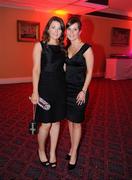 16 October 2009; Sarah Maher, left, and Elaine Gleeson, from Thurles, Co. Tipperary, during the 2009 GAA All-Stars Awards, sponsored by Vodafone. Citywest Hotel, Conference, Leisure & Golf Resort, Dublin. Picture credit: Ray McManus / SPORTSFILE