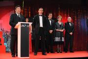 16 October 2009; Presenter Des Cahill during the 2009 GAA All-Stars Awards, sponsored by Vodafone. Citywest Hotel, Conference, Leisure & Golf Resort, Dublin. Picture credit: Brendan Moran / SPORTSFILE