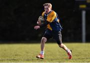 12 January 2016; Andrew Whitaker, CBS Naas. Bank of Ireland Schools Fr. Godfrey Cup, Round 1, Skerries Community College v CBS Naas, Garda RFC, Westmanstown, Co. Dublin. Picture credit: Ramsey Cardy / SPORTSFILE