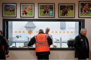 17 January 2016; Stewards have tea and study the team sheet before todays game.  Bank of Ireland Dr McKenna Cup, Semi-Final, Cavan v Derry. Athletic Grounds, Armagh. Picture credit: Mark Marlow / SPORTSFILE