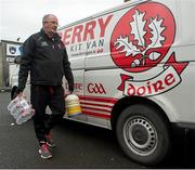 17 January 2016; Derry kitman Colm McGuigan ahead of the game. Bank of Ireland Dr McKenna Cup, Semi-Final, Cavan v Derry. Athletic Grounds, Armagh. Picture credit: Philip Fitzpatrick / SPORTSFILE