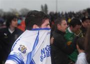 18 October 2009; A dejected Conor Coulter, Armagh Harps, at the end of the game. Armagh County Senior Football Final, Armagh Harps v Pearse Óg, Athletic Grounds, Armagh. Photo by Sportsfile