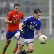 18 October 2009; Ronan McNabb, Dromore, in action against Kyle Coney, Ardboe. Tyrone County Senior Football Final, Dromore v Ardboe, Healy Park, Omagh, Co. Tyrone. Picture credit: Michael Cullen / SPORTSFILE