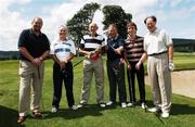 10 July 2006; Pictured at the Powerscourt Golf Club Eamon Darcy / Joe Dolan golf classic are left to right, Gerry Kelly, Joe Dolan, Paddy Cole, Bernard Gibbons, Director of Golf, Powerscourt Golf Club, Ken Doherty and Eamon Darcy. Powerscourt Golf Club, Enniskerry, Co.Wicklow. Picture credit: David Maher / SPORTSFILE