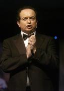 18 November 2006; MC Marty Morrissey during the 2006 TG4 / O'Neills Ladies Gaelic Football All-Star Awards. Citywest Hotel, Dublin. Picture credit: Brendan Moran / SPORTSFILE