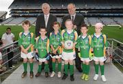 28 September 2009; Vhi GAA Cúl Day Out 2009, Uachtarán Chumann Lúthchleas Gael Criostóir Ó Cuana and Jimmy Tolan, CEO Vhi Healthcare. Croke Park, Dublin. Picture Credit: Stephen McCarthy / SPORTSFILE