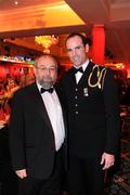 16 October 2009; Séamus Ó Mídheach, Croke Park Event Controller, with GAA Football All-Star Award winner Dermot Earley, of Kildare, during the 2009 GAA All-Stars Awards, sponsored by Vodafone. Citywest Hotel, Conference, Leisure & Golf Resort, Dublin. Picture credit: Ray McManus / SPORTSFILE