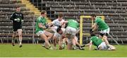 17 January 2016;  Tyrone and Fermanagh players involved in a first half incident. Bank of Ireland Dr McKenna Cup Semi-Final, Tyrone v Fermanagh. St Tiernach's Park, Clones, Co. Monaghan. Picture credit: Oliver McVeigh / SPORTSFILE