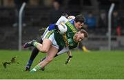 17 January 2016; Barry John Keane, Kerry, in action against Ciaran McDonald, Tipperary. McGrath Cup Group A Round 3, Tipperary v Kerry. Sean Treacy Park, Tipperary. Picture credit: Diarmuid Greene / SPORTSFILE