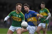 17 January 2016; Barry John Keane, Kerry, in action against Martin Dunne, Tipperary. McGrath Cup Group A Round 3, Tipperary v Kerry. Sean Treacy Park, Tipperary. Picture credit: Diarmuid Greene / SPORTSFILE