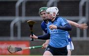 17 January 2016; Liam Rushe, Dublin, in action against Patrick Purcell, Laois. Bord na Mona Walsh Cup Group 2, Laois v Dublin. O'Moore Park, Portlaoise, Co. Laois. Picture credit: Seb Daly / SPORTSFILE