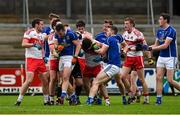 17 January 2016; Players from both teams tussle off the ball. Bank of Ireland Dr McKenna Cup, Semi-Final, Cavan v Derry. Athletic Grounds, Armagh. Picture credit: Philip Fitzpatrick / SPORTSFILE
