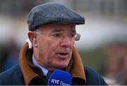17 January 2016; RTÉ racing pundit Ted Walsh. Leopardstown Racecourse, Leopardstown, Co. Dublin. Picture credit: Ramsey Cardy / SPORTSFILE