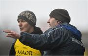 17 January 2016; Fergal O'Donnell, left,  Roscommon joint manager with Liam McHale, coach. FBD Connacht League Section A Round 3, Roscommon v Mayo. Elvery's MacHale Park, Castlebar, Co. Mayo. Picture credit: David Maher / SPORTSFILE