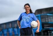 18 January 2016; Dublin ladies footballer Sinéad Goldrick was at Parnell Park today to help announce a 47% discount on home-insurance offer to new customers.  More information can be found at aig.ie/personal/home-insurance #BackingEveryStep. AIG Insurance 2016 Season Launch, Parnell Park, Dublin. Picture credit: Ramsey Cardy / SPORTSFILE