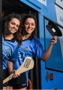18 January 2016; Dublin ladies footballer Sinéad Goldrick, right, and camogie’s Ali Twomey were at Parnell Park today to help announce a 47% discount on home-insurance offer to new customers. More information can be found at aig.ie/personal/home-insurance #BackingEveryStep. AIG Insurance 2016 Season Launch, Parnell Park, Dublin. Picture credit: Ramsey Cardy / SPORTSFILE