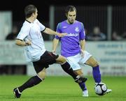 23 October 2009; Sean O’Connor, Shamrock Rovers, in action against Shaun Kelly, Dundalk. League of Ireland Premier Division, Dundalk v Shamrock Rovers, Oriel Park, Dundalk, Co. Louth. Photo by Sportsfile