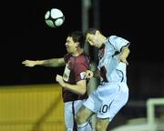 23 October 2009; Jason Byrne, Bohemians, in action against Garry Breen, Galway United. League of Ireland Premier Division, Galway United v Bohemians, Terryland Park, Galway. Picture credit: David Maher / SPORTSFILE