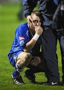 23 October 2009; David Grincell, Waterford United, shows his disappointment after the match. FAI Ford Cup Semi-Final, Sligo Rovers v Waterford United, Showgrounds, Sligo. Picture credit: Brian Lawless / SPORTSFILE