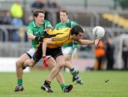 24 October 2009; Joe McMahon, Ulster, in action against Seamus Kenny, Leinster. M Donnelly Interprovincial Football Semi-Final, Ulster v Leinster, Crossmaglen, Co. Armagh. Photo by Sportsfile