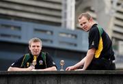 27 October 2009; Kerry footballer Tomas O Se, left, and Kilkenny hurler Tommy Walsh who were named as the Opel GPA Players of the Month for September. The Croke Park Hotel, Jones’ Road, Dublin. Picture credit: Brian Lawless / SPORTSFILE