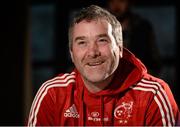 19 January 2016; Munster head coach Anthony Foley speaking during a press conference. Castletroy Park Hotel, Limerick. Picture credit: Diarmuid Greene / SPORTSFILE