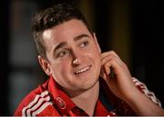 19 January 2016; Munster's Ronan O'Mahony speaking during a press conference. Castletroy Park Hotel, Limerick. Picture credit: Diarmuid Greene / SPORTSFILE