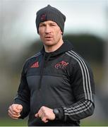 19 January 2016; Munster scrum coach Jerry Flannery during squad training. University of Limerick, Limerick. Picture credit: Diarmuid Greene / SPORTSFILE