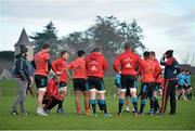 19 January 2016; Munster players gather together during squad training. University of Limerick, Limerick. Picture credit: Diarmuid Greene / SPORTSFILE