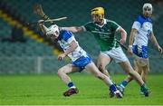 19 January 2016; Conor Gleeson, Waterford, in action against Tom Morrissey, Limerick. Munster Senior Hurling League, Round 2 Refixture, Waterford v Limerick, Gaelic Grounds, Limerick. Picture credit: Matt Browne / SPORTSFILE
