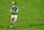 19 January 2016; Diarmaid Byrnes, Limerick, takes a free. Munster Senior Hurling League, Round 2 Refixture, Gaelic Grounds, Limerick. Picture credit: Diarmuid Greene / SPORTSFILE