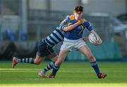 20 January 2016; Jason Shekleton, Wilson's Hospital, is tackled by Patrick Murtagh, Castleknock College. Vinnie Murray Cup, Semi-Final, Castleknock College v Wilson’s Hospital. Donnybrook Stadium, Donnybrook, Dublin. Picture credit: Piaras Ó Mídheach / SPORTSFILE