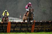21 January 2016; Alpha Des Obeaux, with Bryan Cooper up, jumps the last on their way to winning the John Mulhern Galmoy Hurdle. Gowran Park, Gowran, Co. Kilkenny. Picture credit: Seb Daly / SPORTSFILE