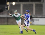 28 October 2009; Malachy Travers, Ballyboden St Enda's, in action against Andrew Morris, O'Toole's. Ballyboden St Enda's v O'Toole's - Dublin County Senior Hurling semi-final replay, Parnell Park, Dublin. Picture credit: Pat Murphy / SPORTSFILE