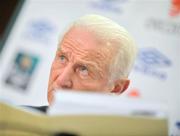 30 October 2009; Republic of Ireland manager Giovanni Trapattoni during a squad announcement. FAI Headquarters, Abbotstown, Dublin. Picture credit: David Maher / SPORTSFILE