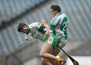 30 October 2009; David Kennedy, Leinster Division, in action against Michael Fitzgerald, Limerick. Inter Divisional Garda Hurling Final, Leinster Division v Limerick, Croke Park, Dublin. Picture credit: Pat Murphy / SPORTSFILE