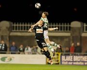 30 October 2009; Aidan Price, Shamrock Rovers, in action against Vinny Faherty, Galway United. League of Ireland Premier Division, Shamrock Rovers v Galway United, Tallaght Stadium, Tallaght, Dublin. Picture credit: Pat Murphy / SPORTSFILE