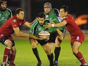 30 October 2009; Frank Murphy, Connacht, in action against Llanelli Scarlets. Celtic League, Connacht v Llanelli Scarlets, Sportsground, Galway. Picture credit: Ray Ryan / SPORTSFILE