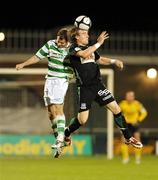 30 October 2009; Pat Sullivan, Shamrock Rovers, action against Vinny Faherty, Galway United. League of Ireland Premier Division, Shamrock Rovers v Galway United, Tallaght Stadium, Tallaght, Dublin. Picture credit: Pat Murphy / SPORTSFILE