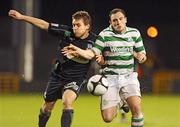 30 October 2009; Stephen Rice, Shamrock Rovers, in action against Alan Murphy, Galway United. League of Ireland Premier Division, Shamrock Rovers v Galway United, Tallaght Stadium, Tallaght, Dublin. Picture credit: Pat Murphy / SPORTSFILE