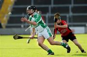 1 November 2009; Paul Shefflin, Ballyhale Shamrocks, in action against Nicky Kirwan, Oulart the Ballagh. AIB GAA Hurling Leinster Senior Club Championship, Oulart the Ballagh v Ballyhale Shamrocks, Wexford Park, Wexford. Picture credit: Matt Browne / SPORTSFILE