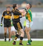 1 November 2009; Denis 'Shine' O'Sullivan, South Kerry, and Andrew Kenneally, Dr. Crokes, tussle off the ball. Kerry Senior Football County Championship Final, Dr. Crokes v South Kerry. Fitzgerald Stadium, Killarney, Co. Kerry. Picture credit: Stephen McCarthy / SPORTSFILE