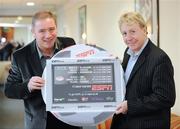 29 October 2009; Legends Ally McCoist and Frank McAvennie, promote ESPN's coverage of English and Scottish Premier League football. Europa Hotel, Belfast. Picture credit: Oliver McVeigh / SPORTSFILE