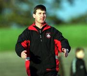 18 February 2001; Longford Town manager Stephen Kenny during the Eircom League Premier Division match between Shamrock Rovers and Longford Town at Morton Stadium in Santry, Dublin. Photo by Ray Lohan/Sportsfile